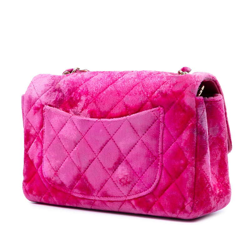Mini Rectangular Classic Velvet Single Flap - Image 2