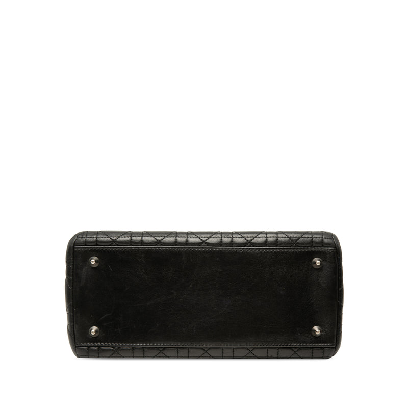 Medium Lambskin Cannage Lady Dior - Image 3