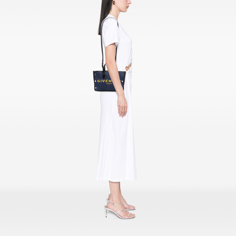 Mini Denim Bond Shopper Tote - Image 10
