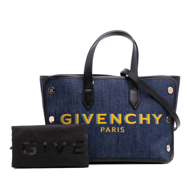 Mini Denim Bond Shopper Tote - Image 11