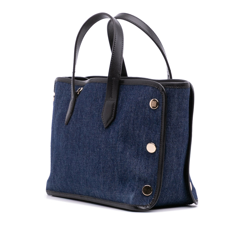 Mini Denim Bond Shopper Tote - Image 2