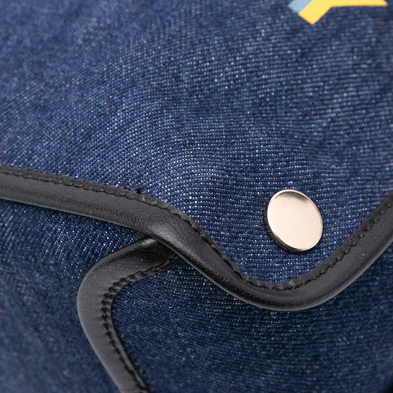 Mini Denim Bond Shopper Tote - Image 7