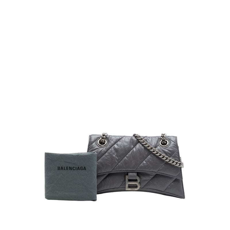 Small Metallic Calfskin Crush Chain Shoulder Bag - Image 7