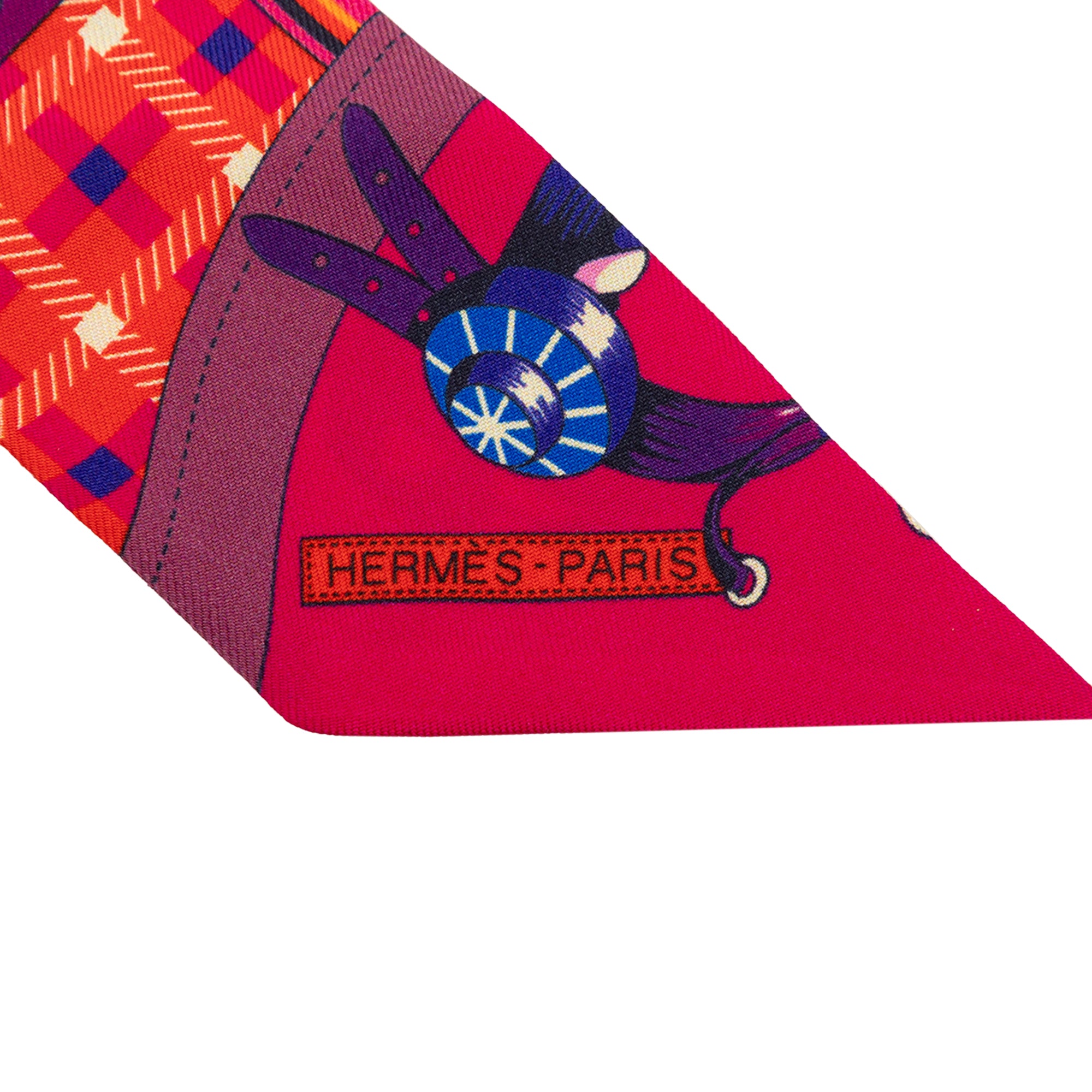 Les Voitures Nouvelles Silk Twilly Scarf - Image 3
