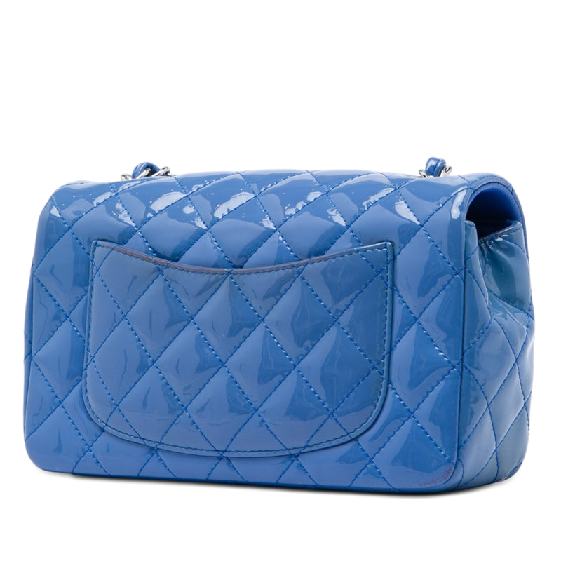 Mini Rectangular Classic Patent Single Flap - Image 2