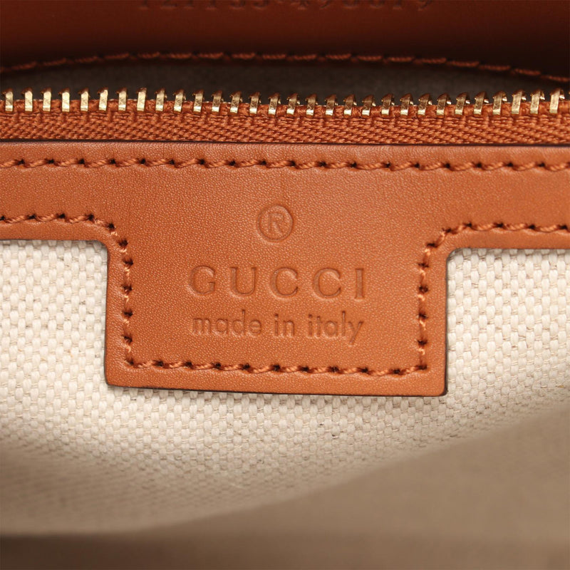 Mini Canvas Interlocking G Satchel - Image 4