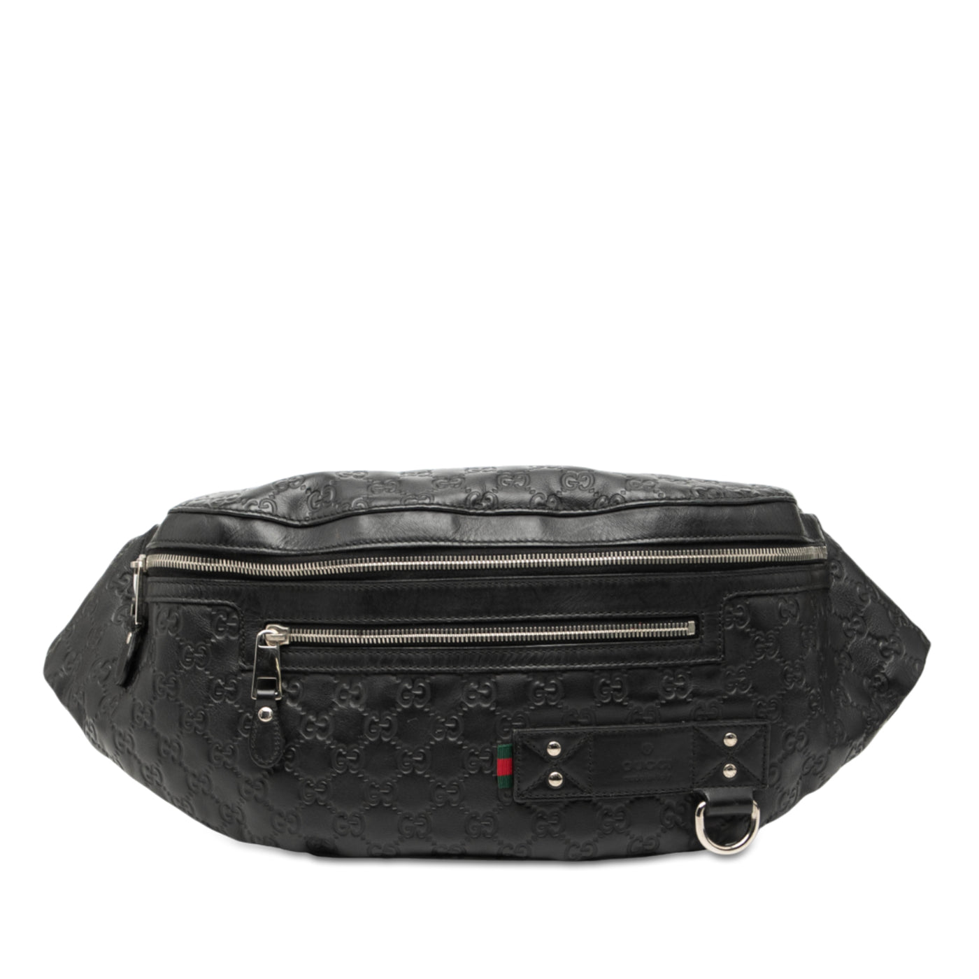 Guccissima Web Belt Bag - Image 1