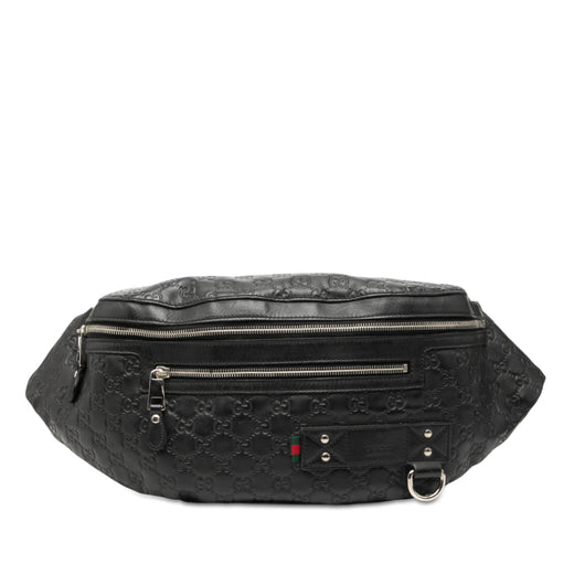 Guccissima Web Belt Bag - Image 1