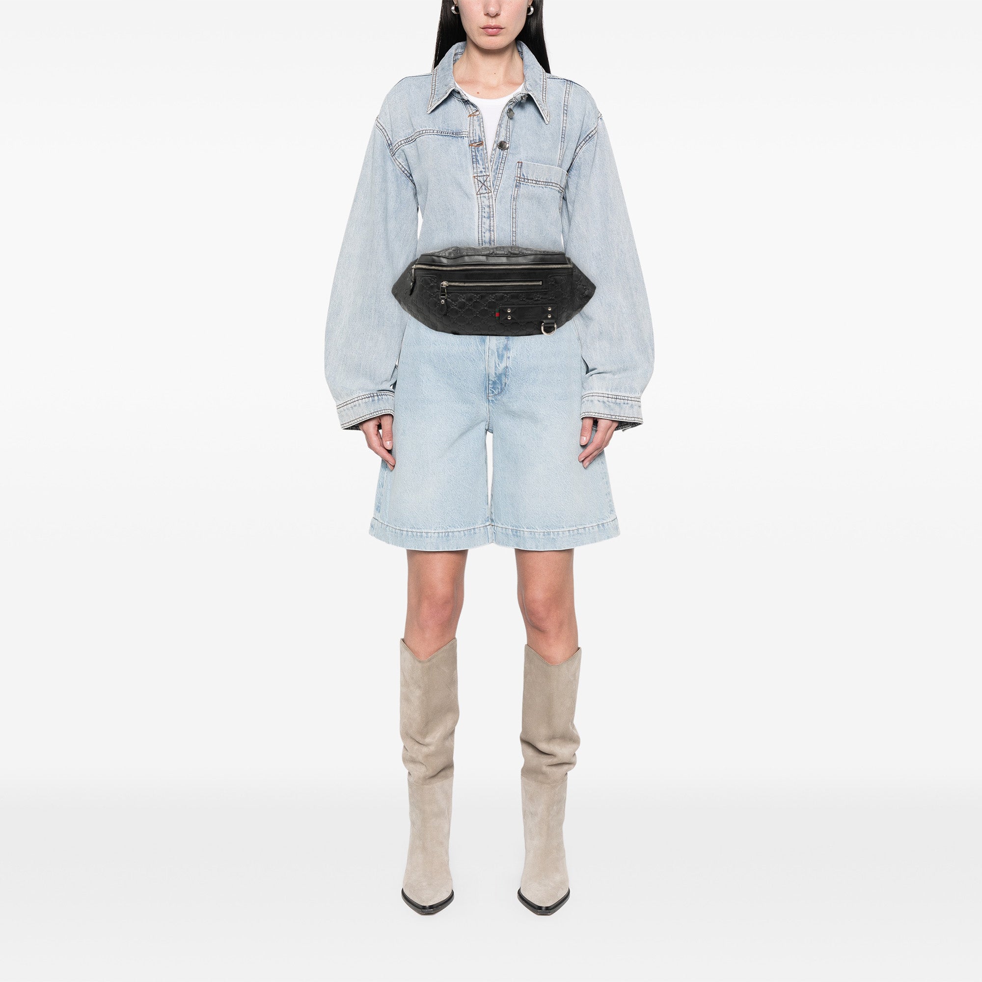 Guccissima Web Belt Bag - Image 7