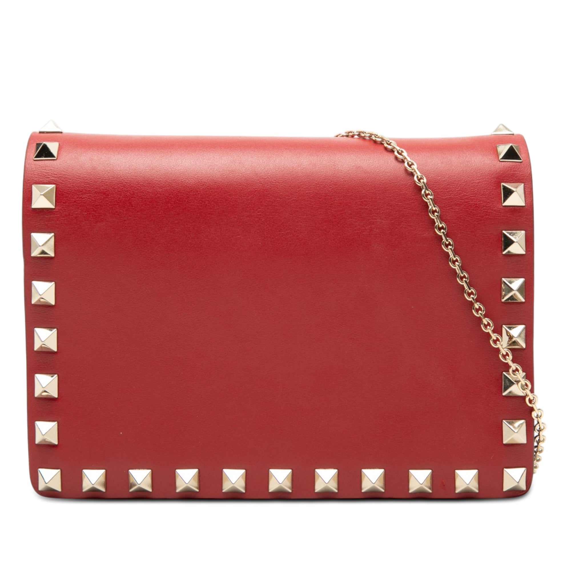 Leather Rockstud Chain Pouch - Image 1