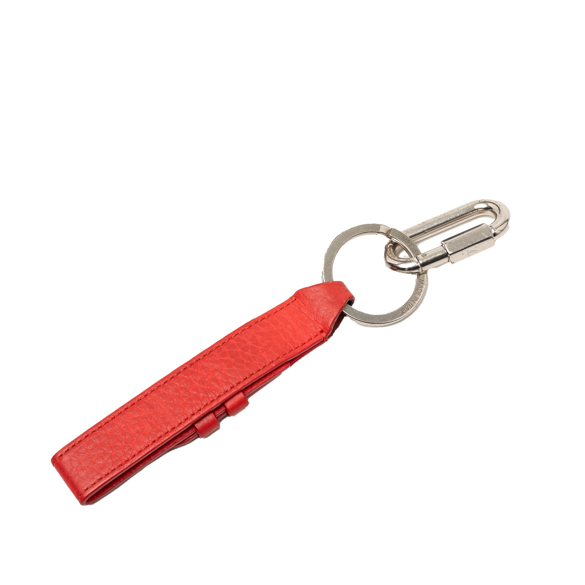 Leather Dragonne Bag Charm and Key Holder - Image 2