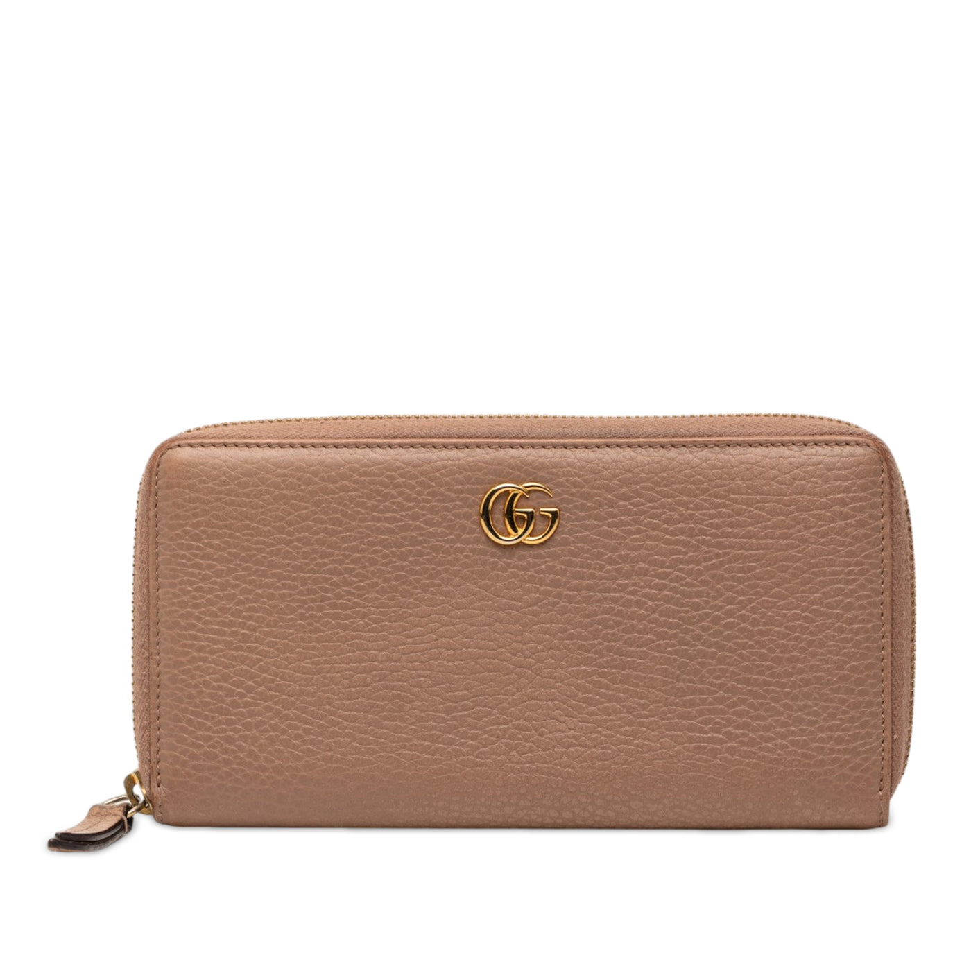 GG Marmont Calfskin Zip Around Wallet - Image 1
