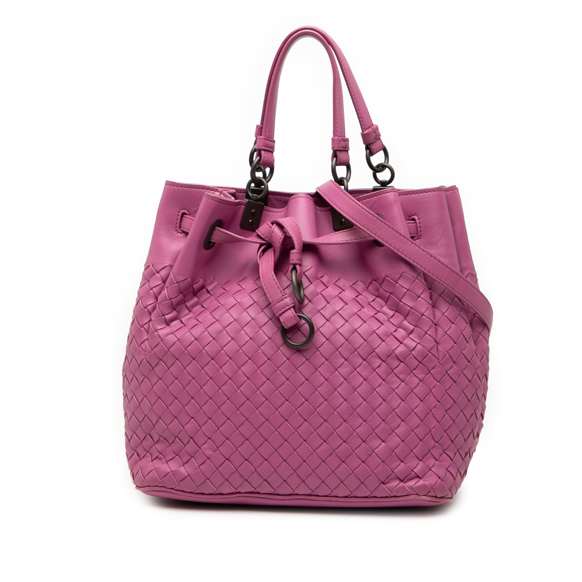Nappa Intrecciato Bucket Bag - Image 1