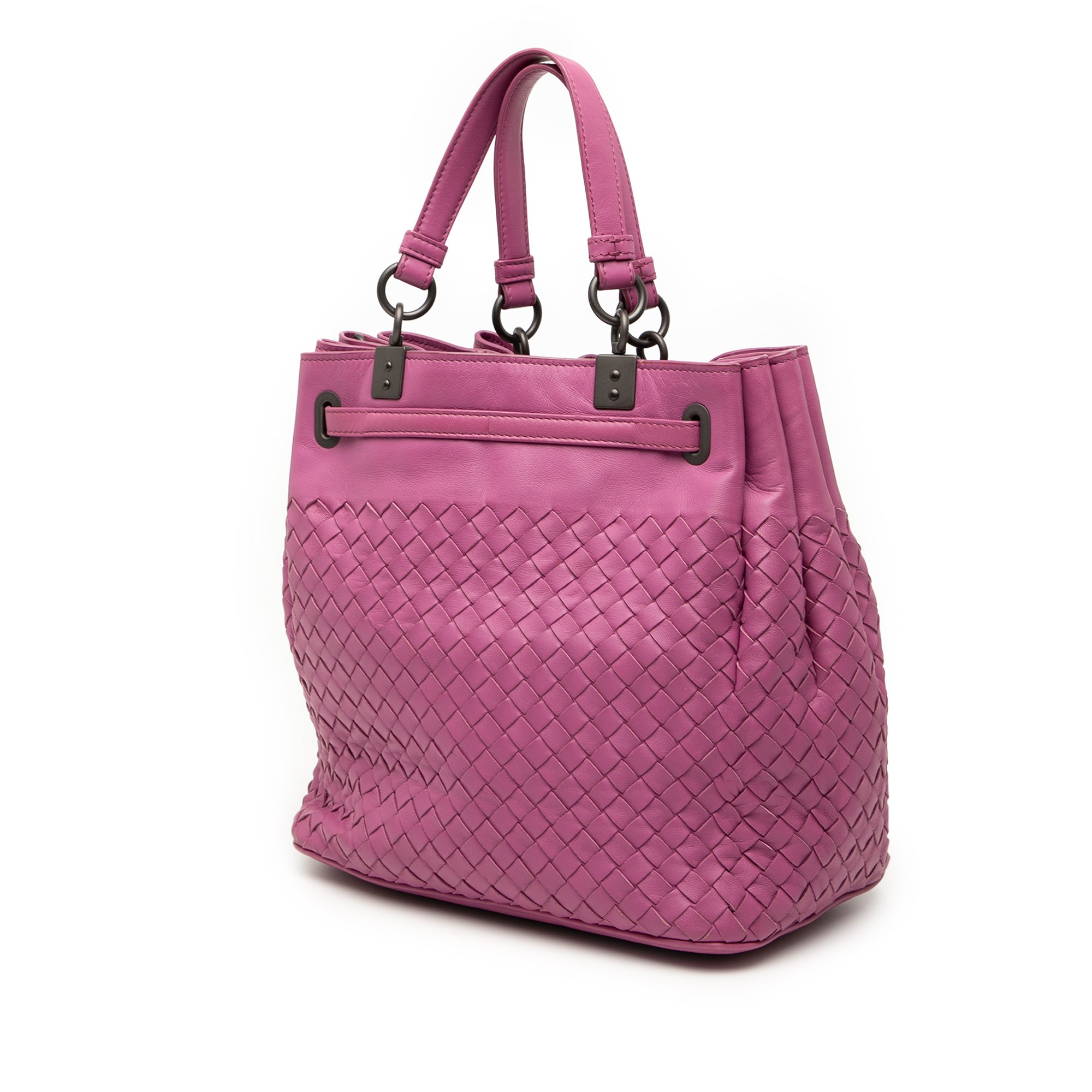 Nappa Intrecciato Bucket Bag - Image 2