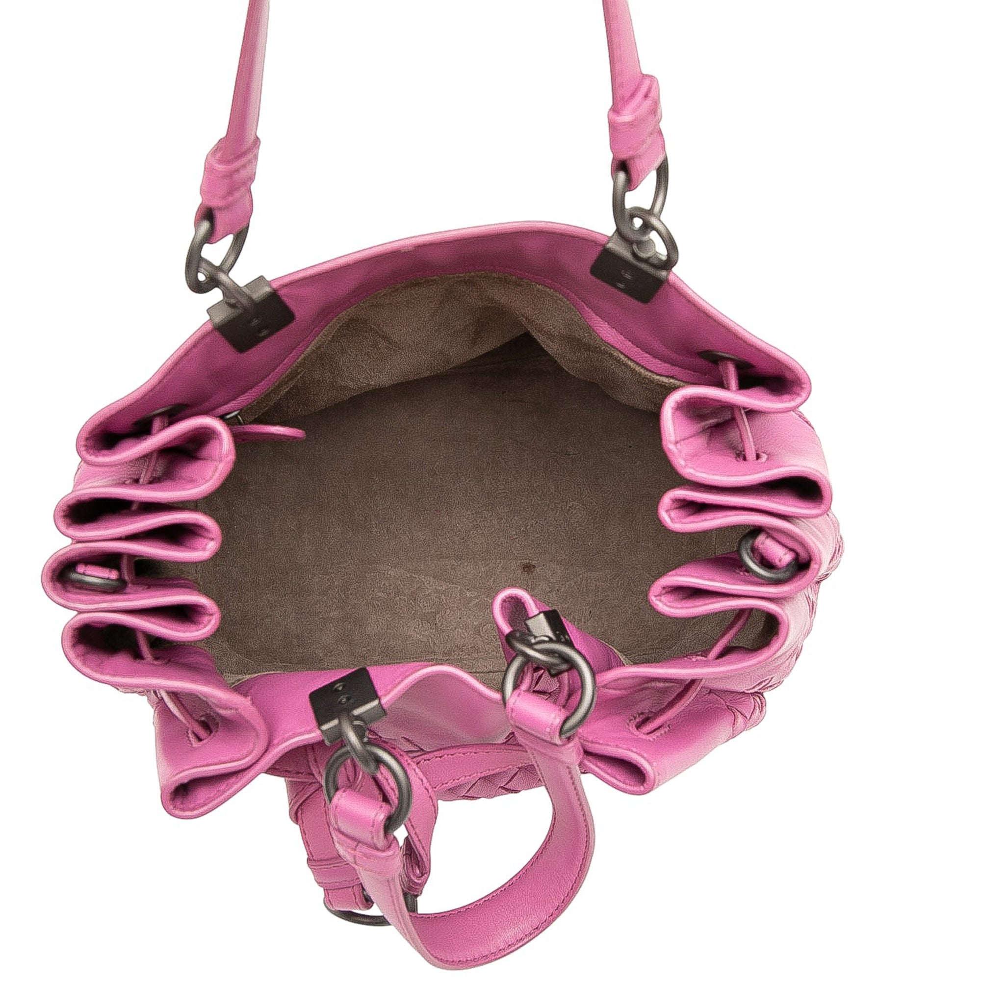 Nappa Intrecciato Bucket Bag - Image 4