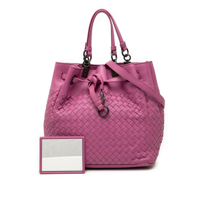 Nappa Intrecciato Bucket Bag - Image 8