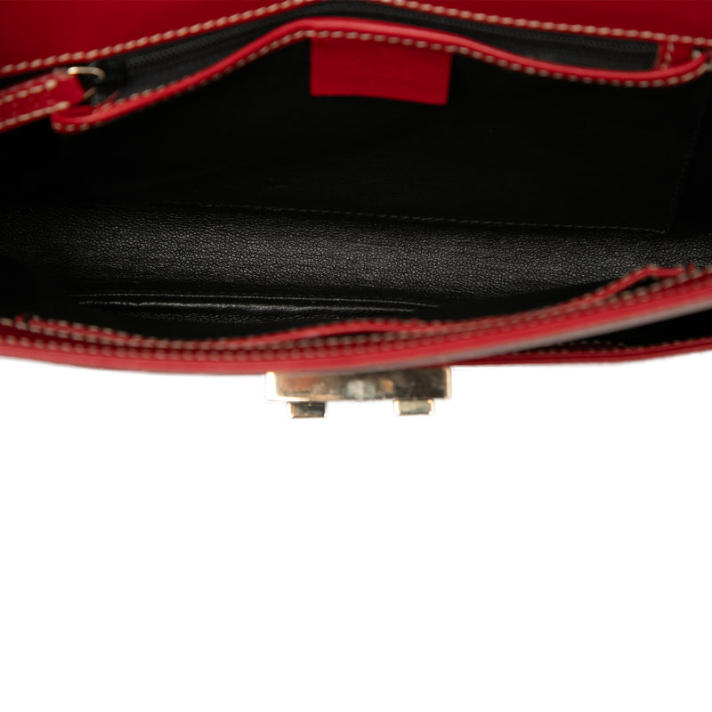 Calfskin Lady Lock Shoulder Bag - Image 4