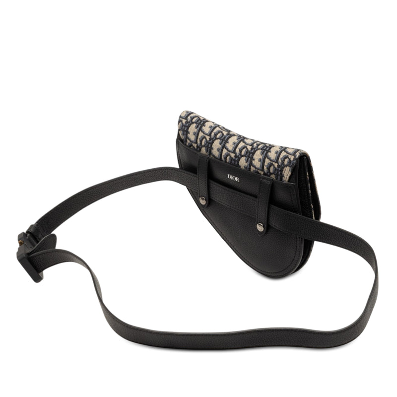 Oblique Canvas Saddle Belt Bag - Image 2