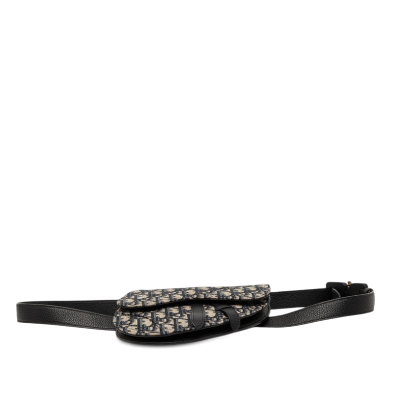 Oblique Canvas Saddle Belt Bag - Image 3