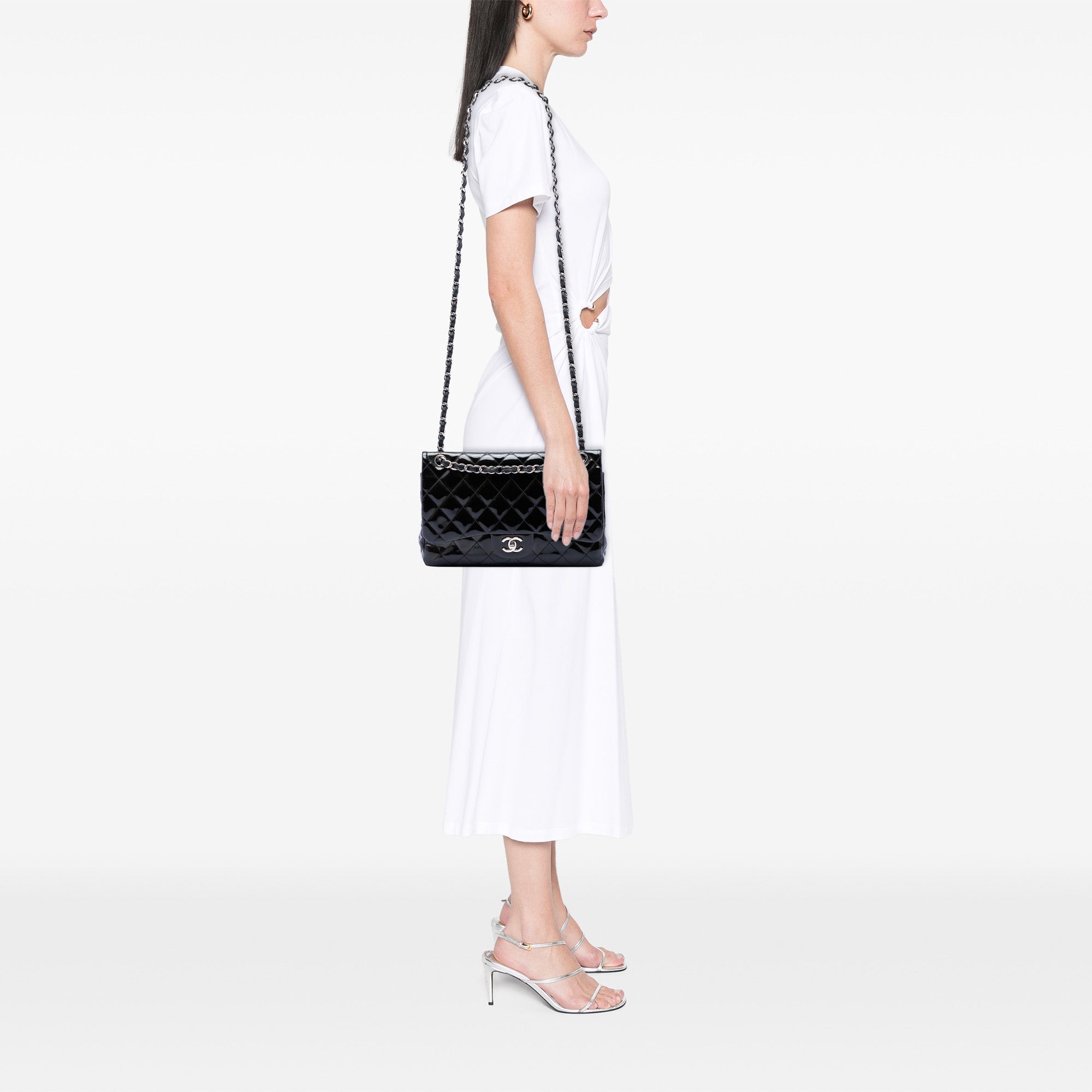 Jumbo Classic Patent Double Flap - Image 6