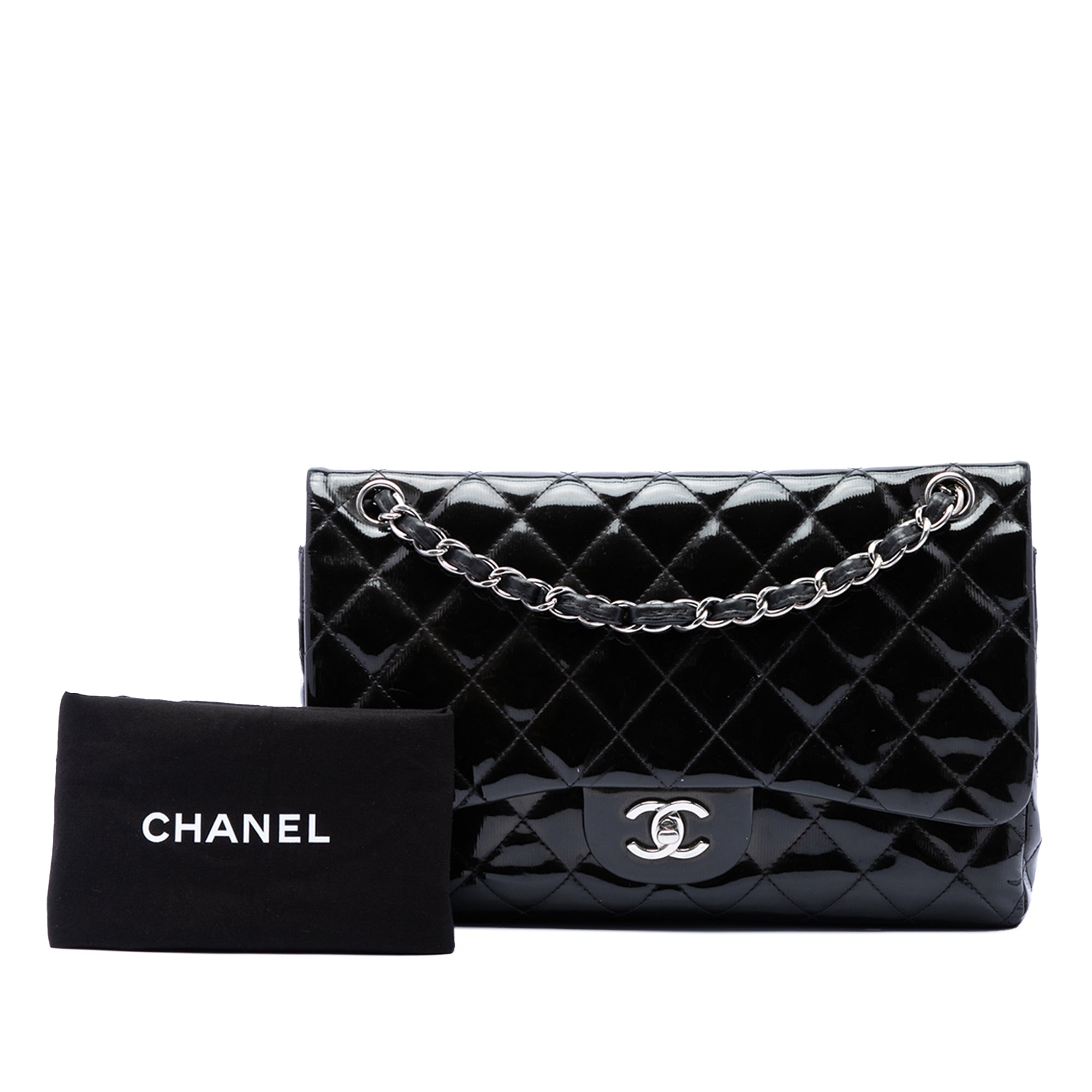 Jumbo Classic Patent Double Flap - Image 7