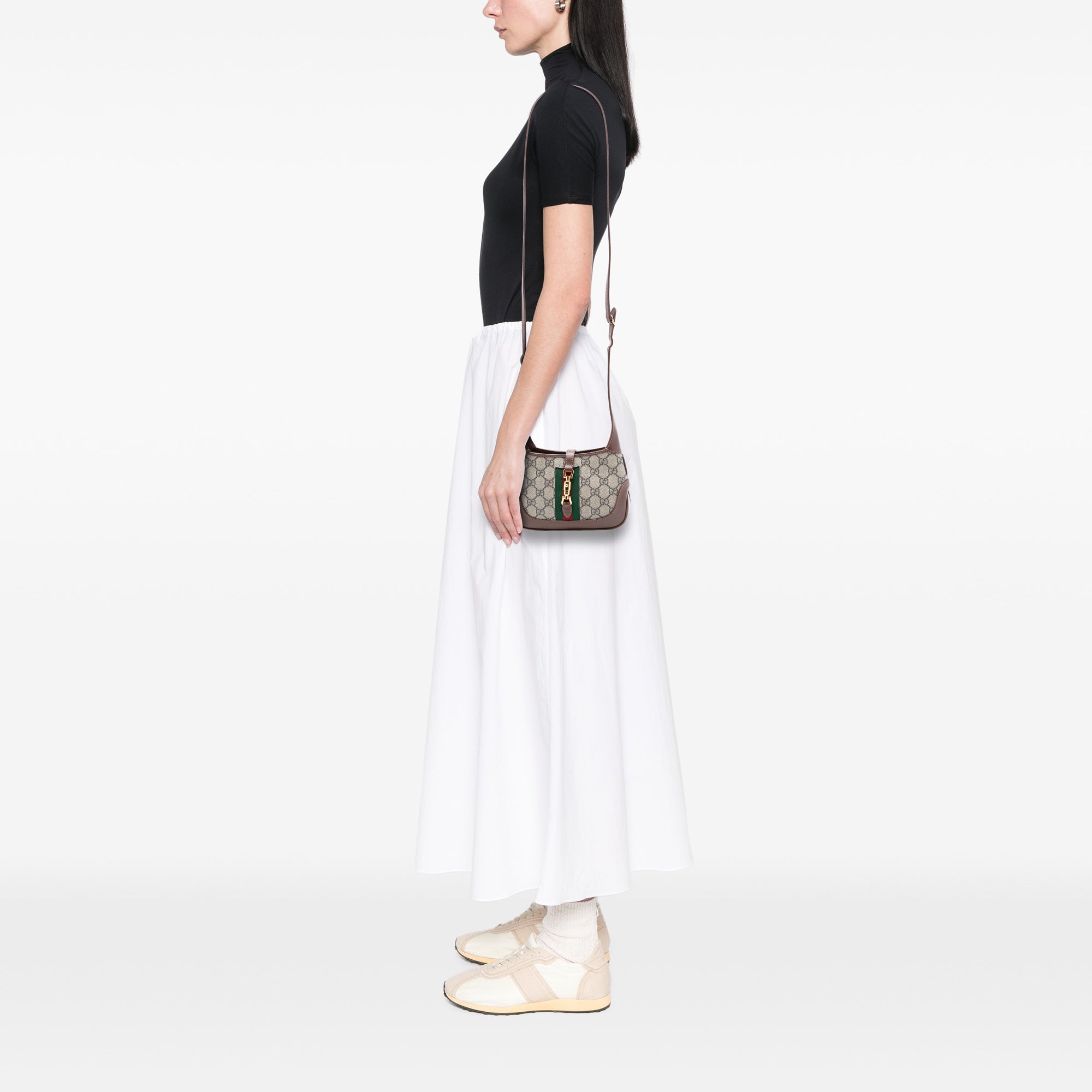 Mini GG Supreme Web Jackie 1961 Crossbody - Image 7