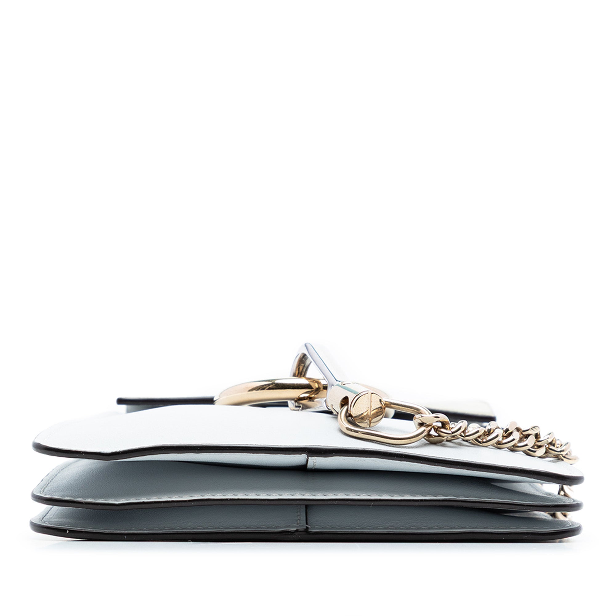 Mini Calfskin and Suede Faye Bracelet Bag - Image 3
