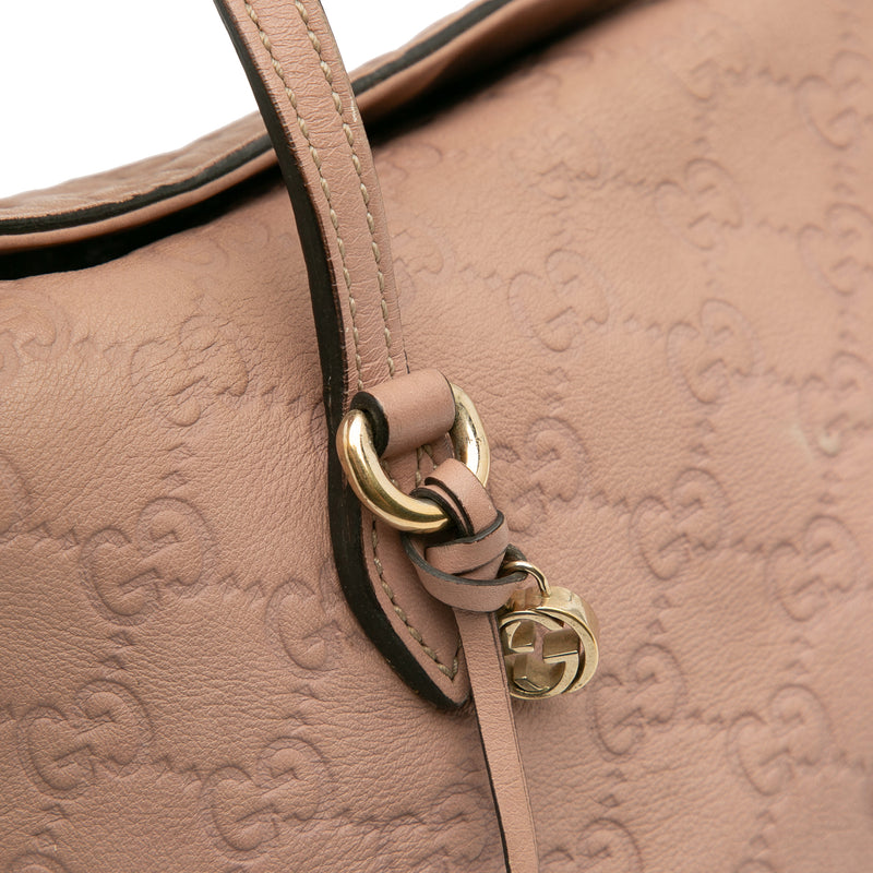 Medium Guccissima Bree Fold Over Tote - Image 8