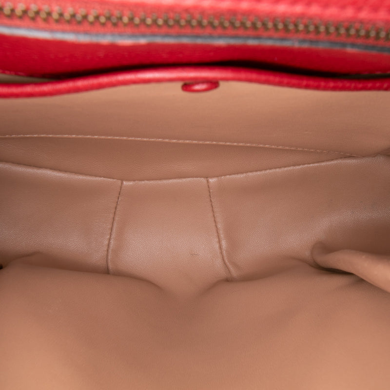 Medium Leather Bamboo Nouveau Fringe Crossbody - Image 4