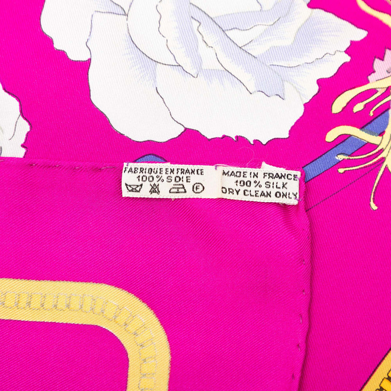 Fleurs et Raisins Silk Scarf  90 - Image 2