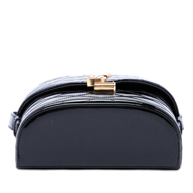 Quilted Patent Monogram June Box Crossbody - Image 3