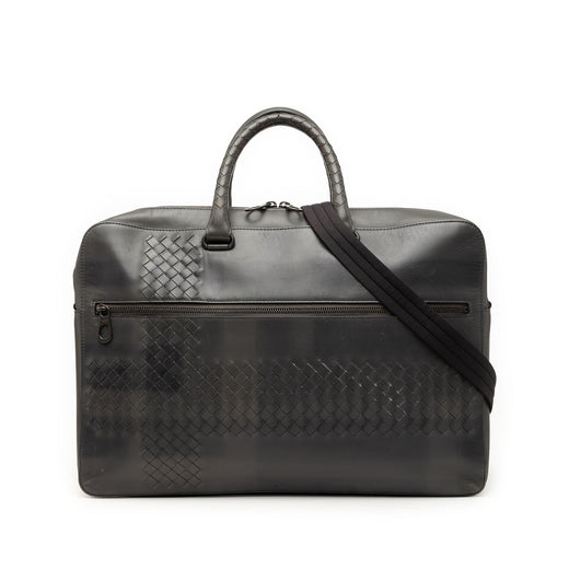 Intrecciato Trimmed Nappa Business Bag - Image 1