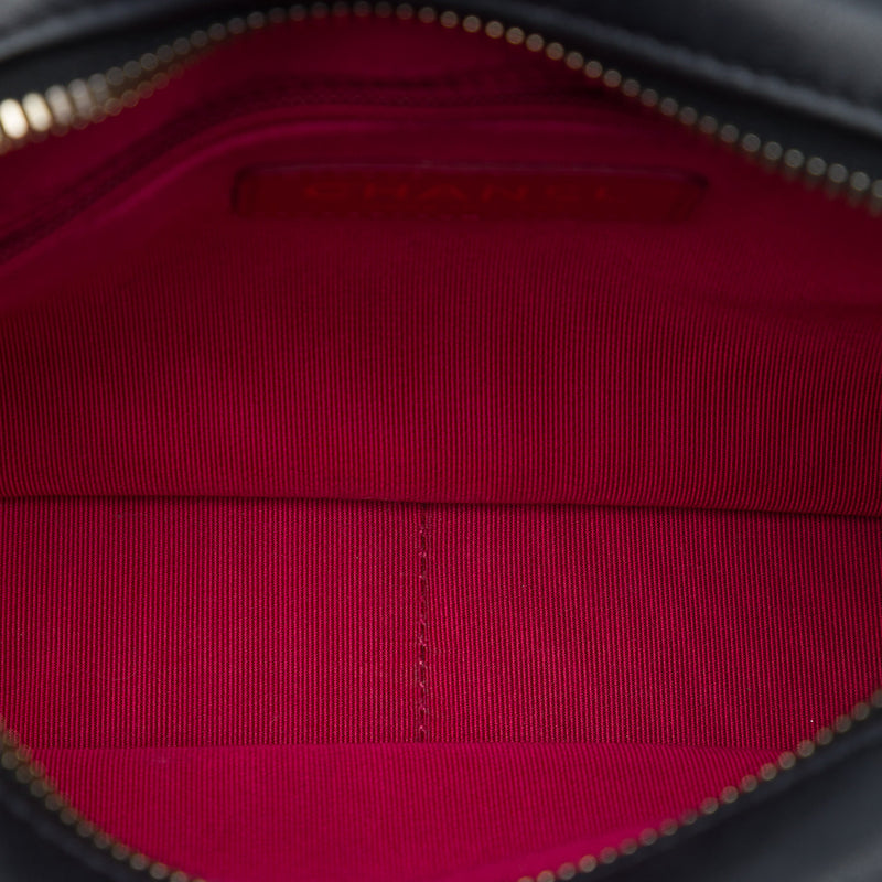 Quilted Calfskin Logo Enchained Camera Bag - Image 4