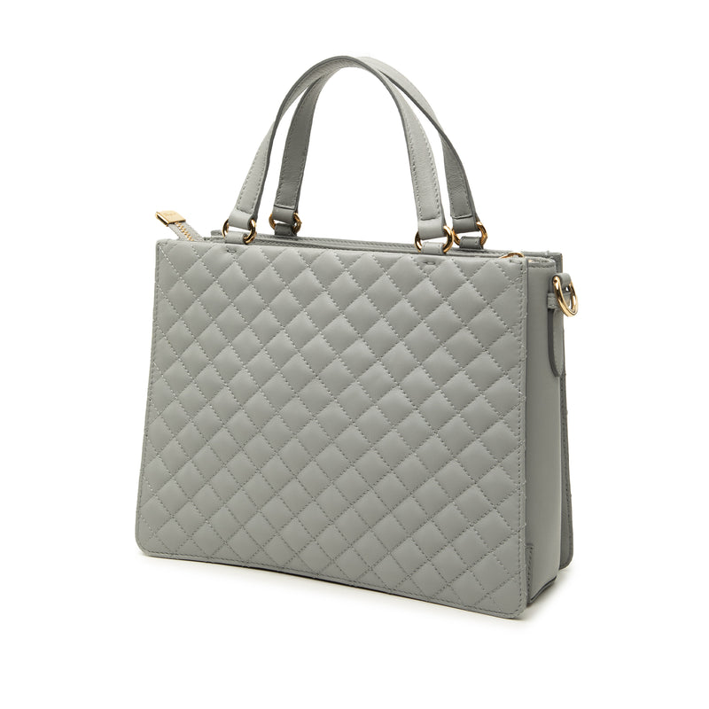 Quilted Leather Vara Bow Tracy Satchel - Image 2
