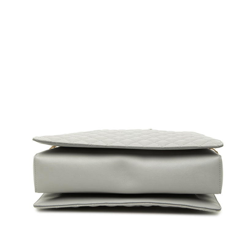 Quilted Leather Vara Bow Tracy Satchel - Image 3