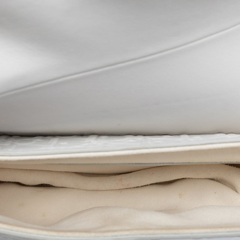 Oblique Embossed Calfskin Saddle Bag - Image 6