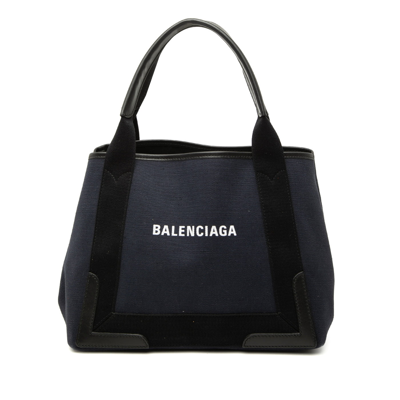 Canvas Navy Cabas Tote S - Image 1