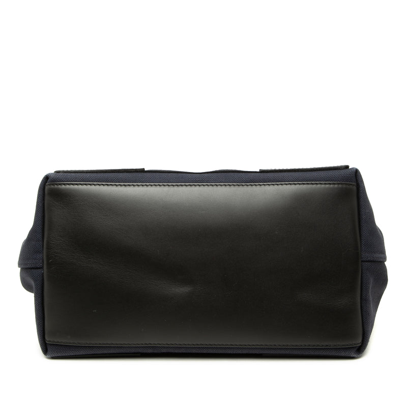 Canvas Navy Cabas Tote S - Image 3
