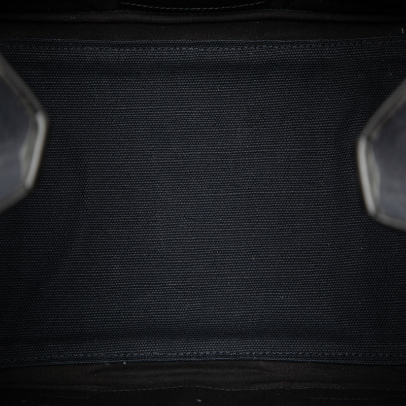 Canvas Navy Cabas Tote S - Image 4
