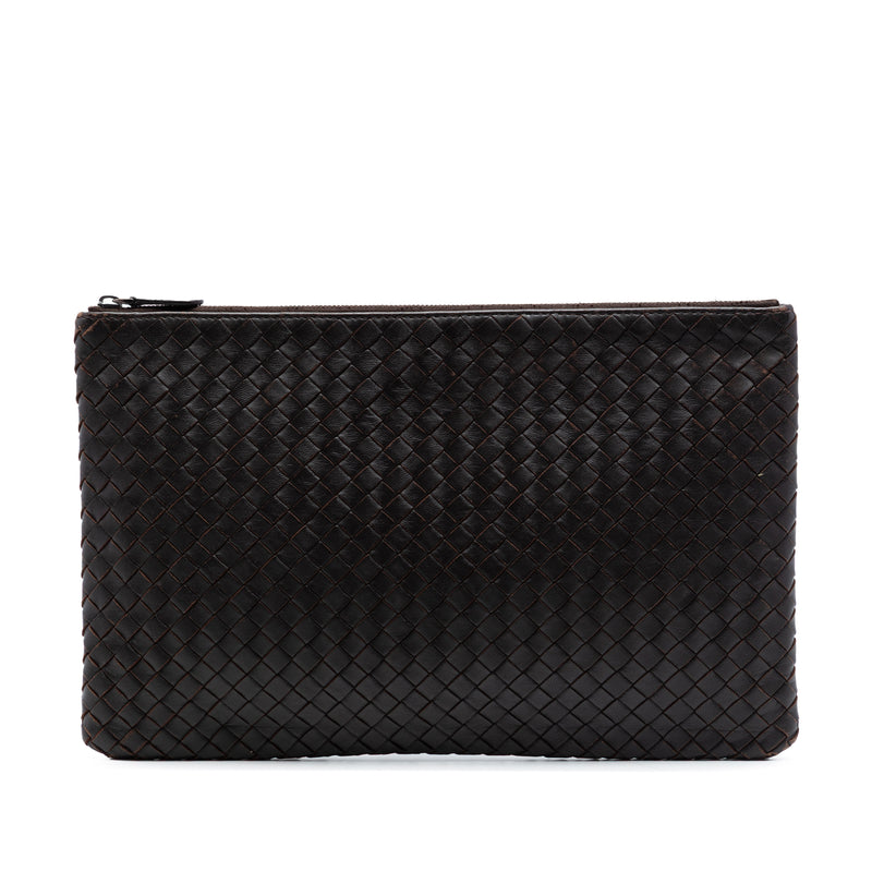 Nappa Intrecciato Clutch