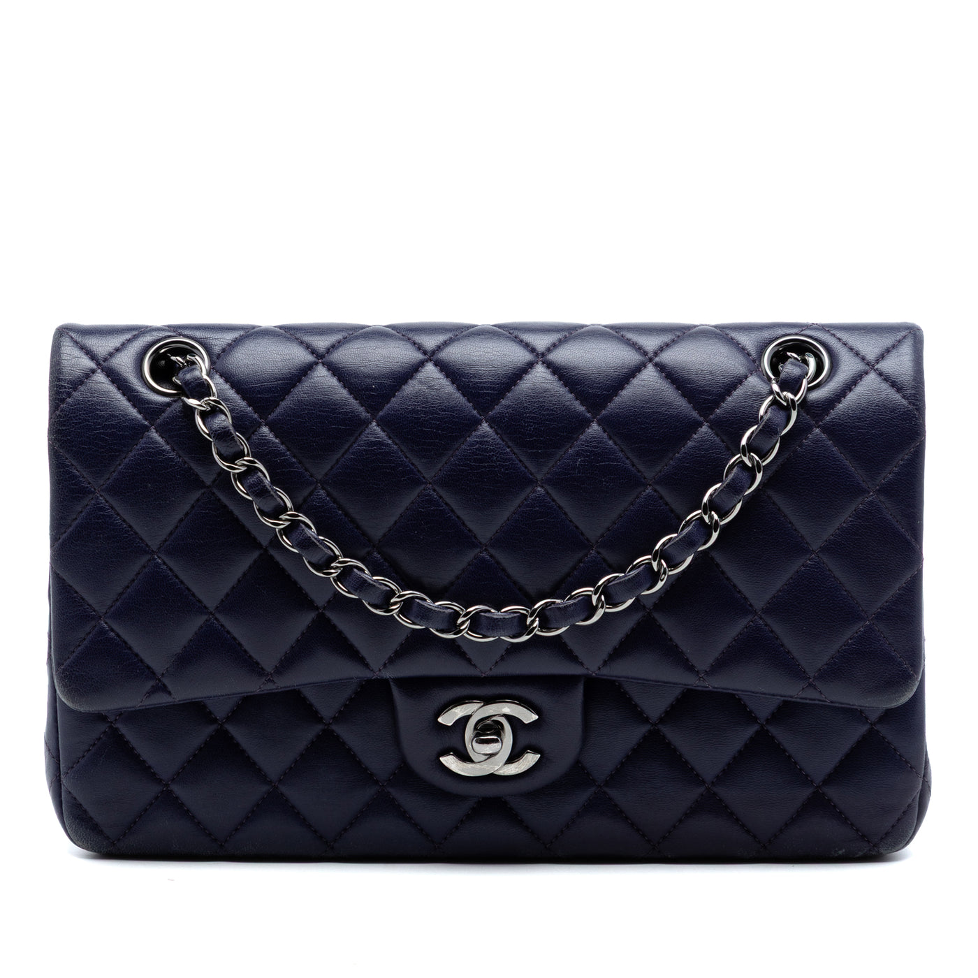 Medium Classic Lambskin Double Flap - Image 1