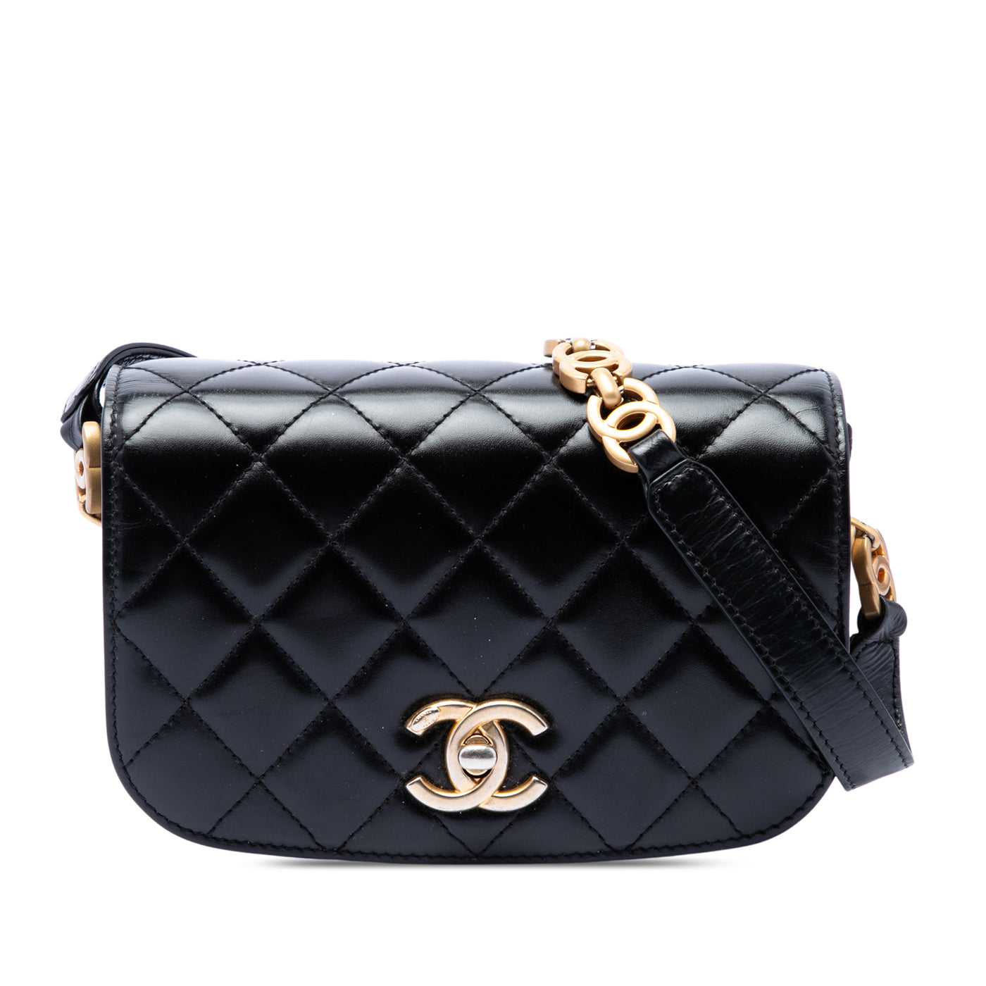Mini Shiny Calfskin My Sweet CC Flap - Image 1