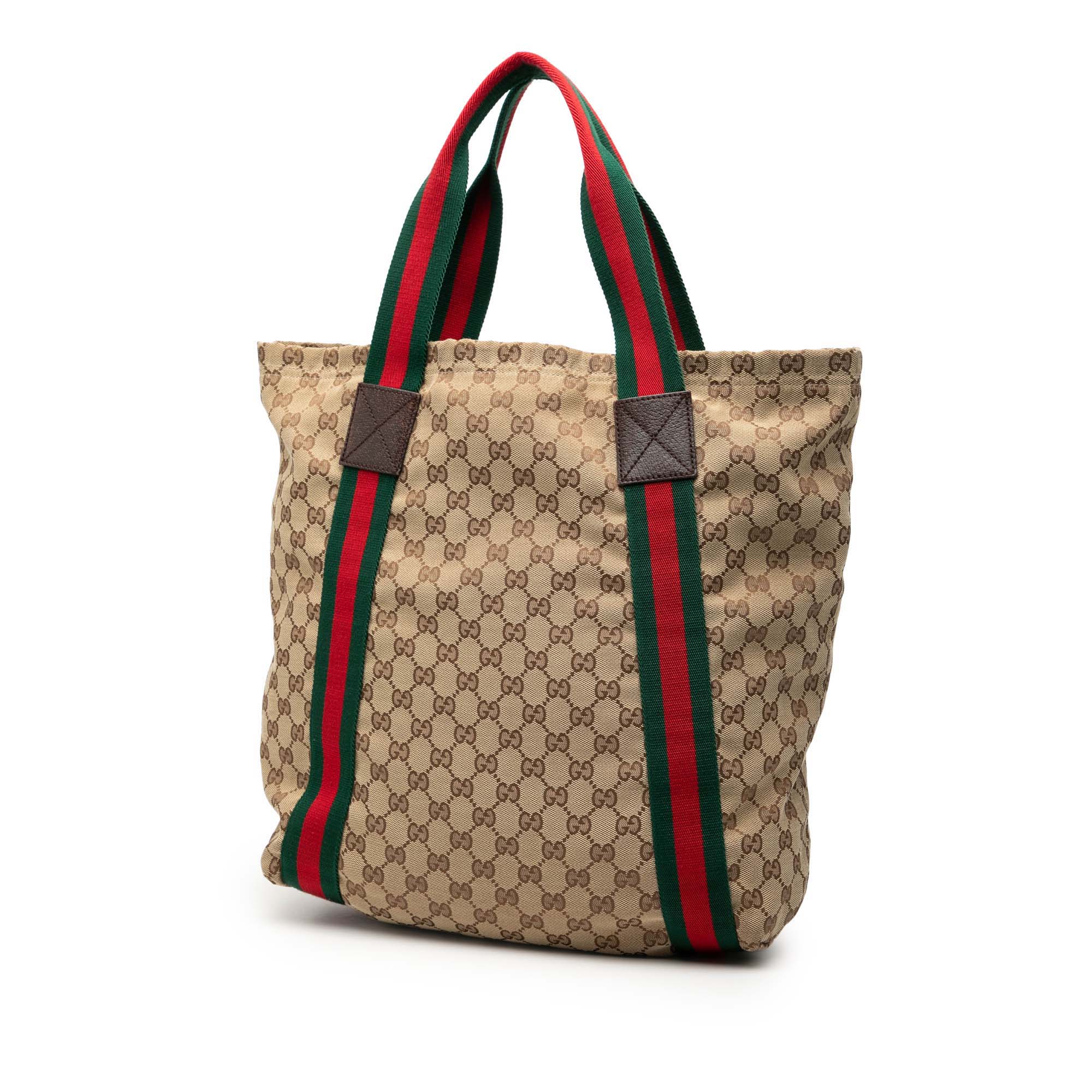 GG Canvas Web Tote - Image 2