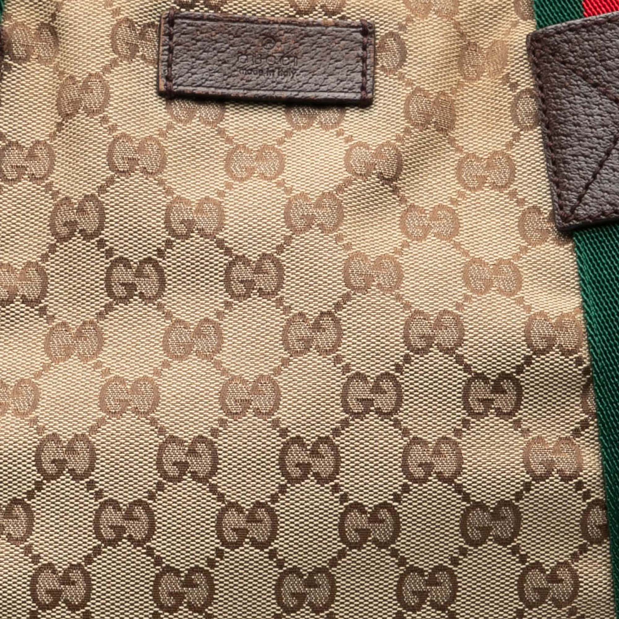 GG Canvas Web Tote - Image 7
