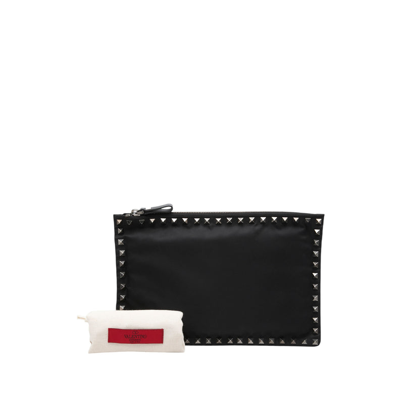 Nylon Rockstud Zip Pouch - Image 7