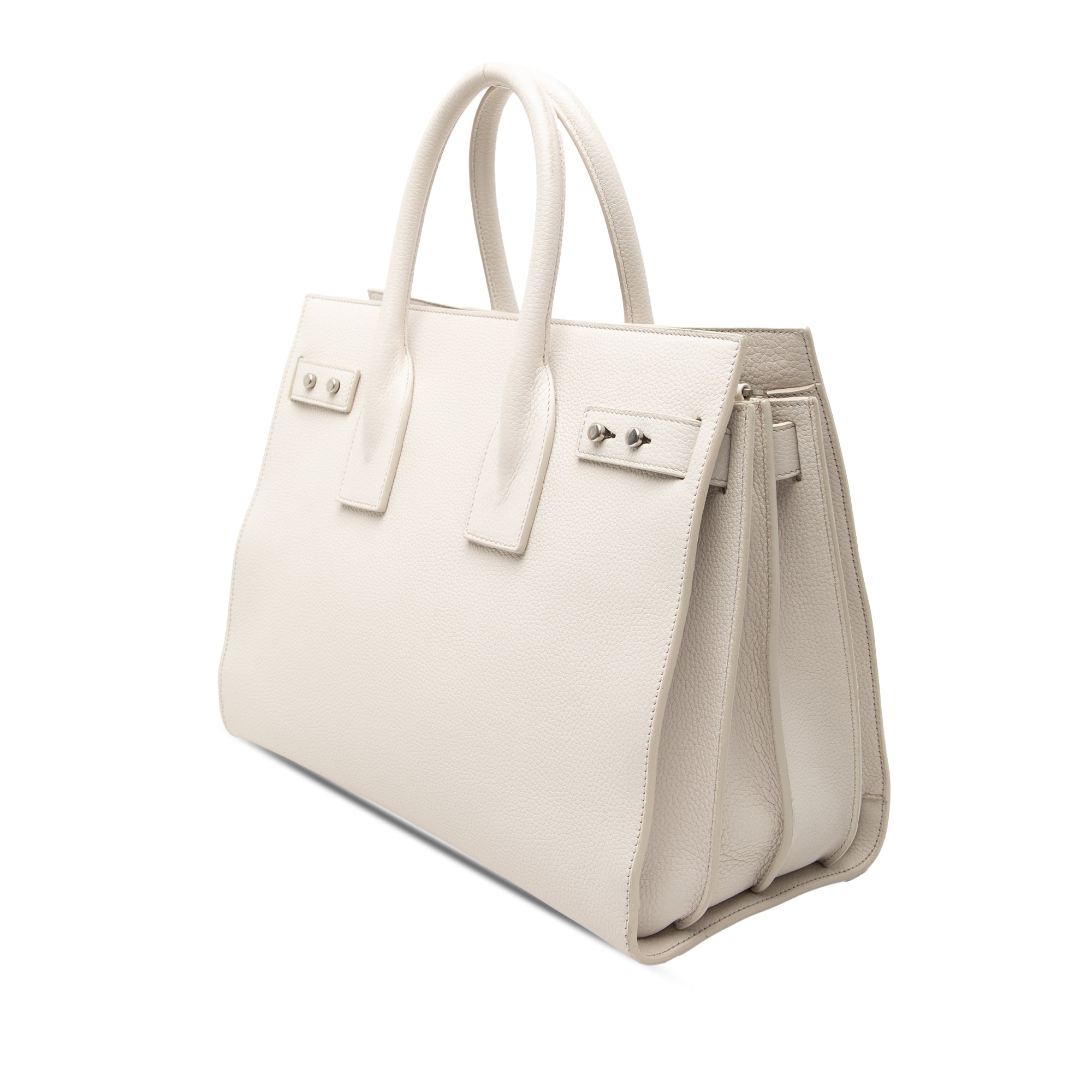 Small Grained Calfskin Supple Sac De Jour Satchel - Image 2