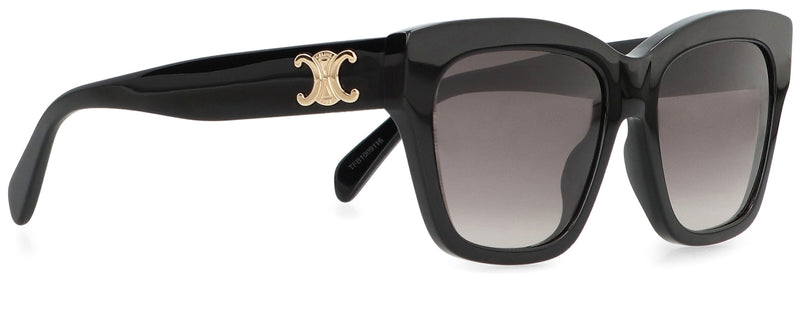 Celine 4s253cplb Cat-Eye Sunglasses — Black Acetate