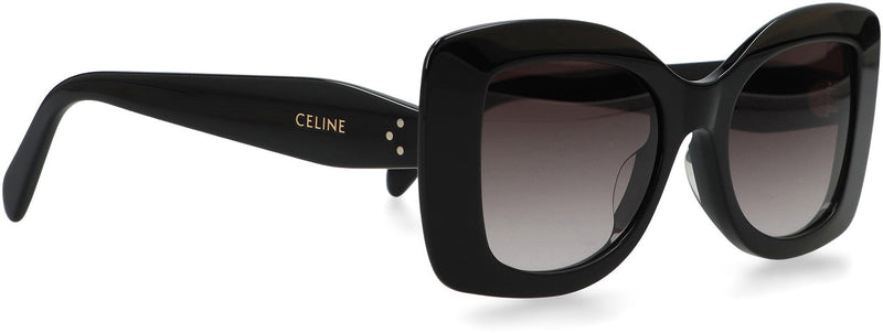 Celine 4s324cplb Butterfly Acetate Sunglasses — Black