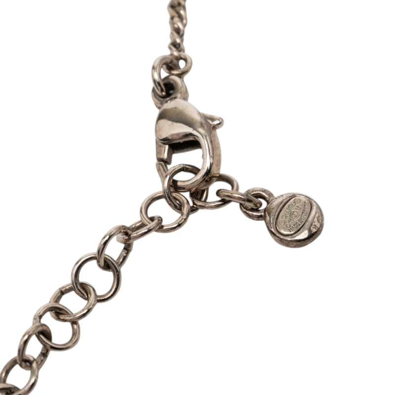 Brass CC Strass Pendant Necklace - Image 3