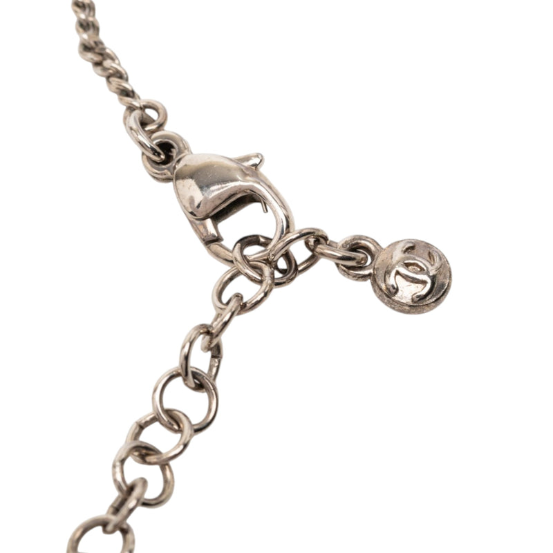 Brass CC Strass Pendant Necklace - Image 4